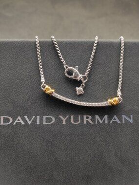 David Yurman 925 Silver Necklaces with Original Pouch